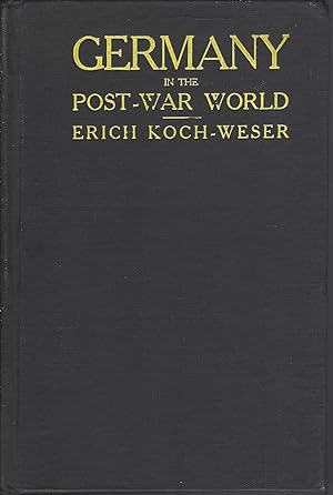 Germany In The Post-war World ** Signed**