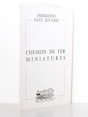 Chemins de fer miniatures ( Collection John Devoluy ) [ Plaquette d'exposition de tableaux et pho...