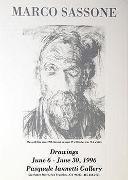 Poster for Marco Sassone. Drawings.
