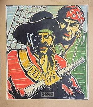 Poster Design of Pirates for Caslon Bond.