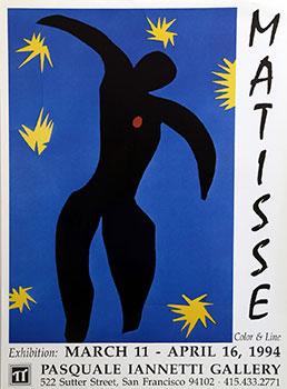 Poster for Matisse. Color and Line.