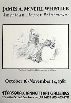 Poster for James A. McNeill Whistler, American Master Printmaker.