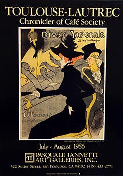 Poster for Exhibition Toulouse-Lautrec. Chronicler of Café Society.