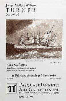 Poster for Exhibition of the complete series of Liber Studiorum.