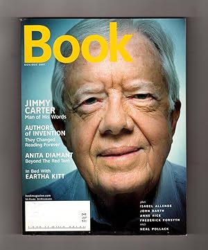 Book Magazine - November - December, 2001. Jimmy Carter Cover. Merrill Feitell, Anita Diamant, Ja...