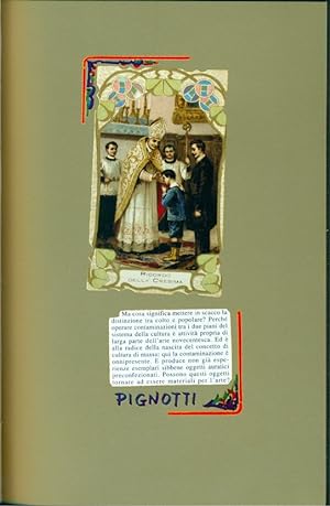 Lamberto Pignotti. ''Serie Aurea'' (santini rivisitati)