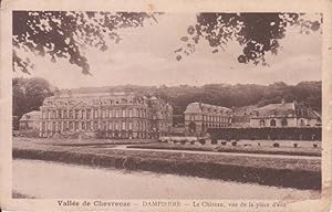 Carte postale : DAMPIERRE, le château, vue de la pièce d'eau (78 Yvelines, Ile-de-France, Vallée ...