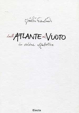 Dall&#39;Atlante al Vuoto in ordine alfabetico