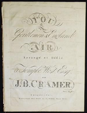 You Gentlemen of England: Air arrangé et dédié Temple West Esqr. par J.B. Cramer
