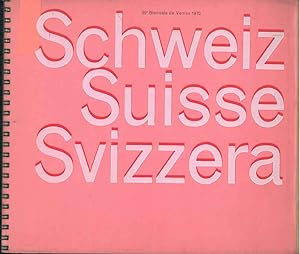 Schweiz Suisse Svizzera. 35° biennale de Venise 1970. Jean-Edouard Augsburger, Peter Stampfli, Wa...