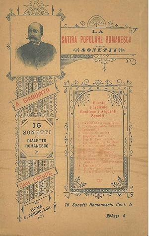 La satira popolare romanesca. 16 sonetti in dialetto romanesco