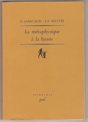 La métaphysique à la limite. Cinq études sur Heidegger.
