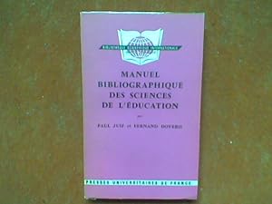 Manuel bibliographique des sciences de l'éducation