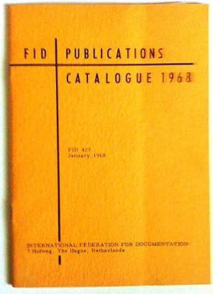 FID Publications Catalogue 1968. FID 427, January 1968