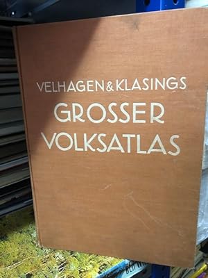 Velhagen & Klasings Grosser Volks-Atlas Das Jubiläumswerk des Verlages zu seinem hundertjährigen ...