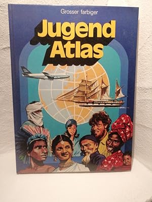 Grosser farbiger Jugend-Atlas Karten und Illustrationen: Ernst Vetsch, Texte: Max Rutishauser, Ha...