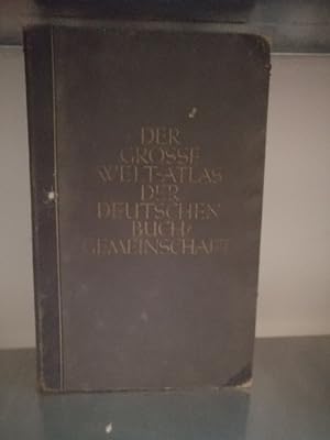 Der grosse Welt-Atlas der deutschen Buch-Gemeinschaft