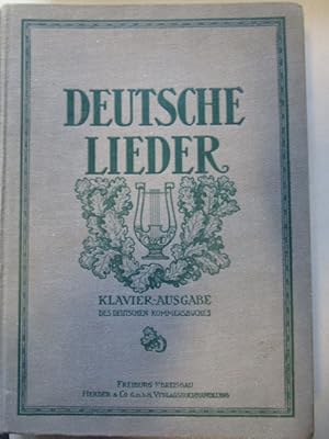 Deutsche Lieder Klavierausgabe des Deutschen Kommersbuches