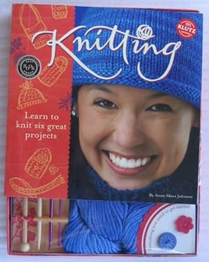 Knitting: Learn to Knit Six Great Projects with Other and Button - includes Yarn; Crochet Hook; K...