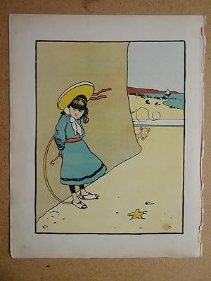 Original John Hassall Colour Print: Sulky Susan.