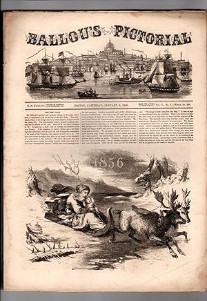Ballou's Pictorial Drawing-Room Companion, January 5, 1856. 13 Engravings. Battle of New Orleans,...