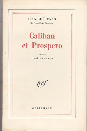 Caliban et Prospero suivi d'autres essais