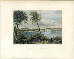 Government House, Sydney. Colored engraving