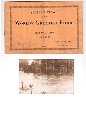 Sixteen views of the WORLD'S GREATEST FLOOD at DAYTON, OHIO March 25, 1913