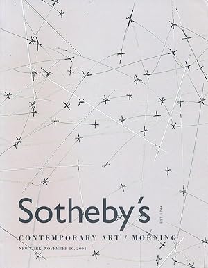 Sotheby's Contemporary Art / Morning - New York November 10, 2004
