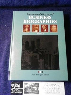 International Directory of Business Biographies Volume 4