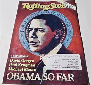 Rolling Stone (Issue 1085, August 20, 2009) Magazine (Cover Story "[Barack] Obama So Far: A Round...