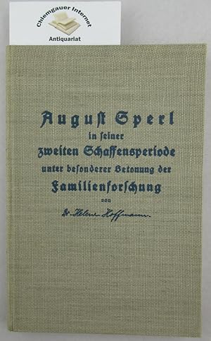 August Sperl und seine Qellen in der ersten Schaffensperiode seines Lebens. Literarhistorische Un...