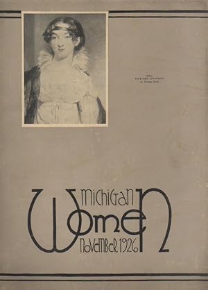 Michigan Women, November, 1926: Mrs. Edward Hudson on Cover