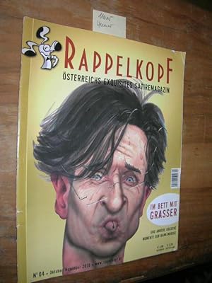 Rappelkopf Nr. 4. Oktober/November 2010. Österreichs exquisites Satiremagazin.