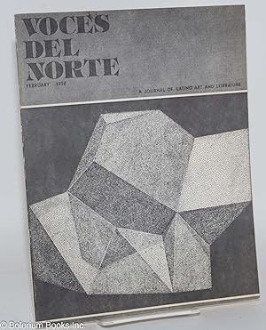 Voces del Norte: a journal of Latino art and literature; No. 1, February 1978