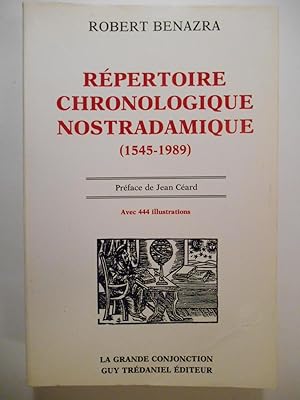 Répertoire chronologique Nostradamique (1545 - 1989).