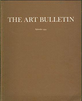 The Art Bulletin: September 1974, Volume LVI Numer 3.