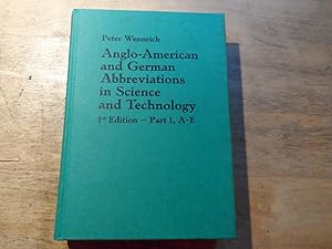 Anglo-American and German Abbreviations in Science and Technology - 3 Bände