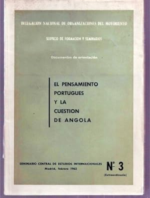 El Pensamiento Portugues y la Cuestion de Angola