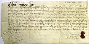 [WARRANTY DEED ON PARCHMENT, DATED 22 NOVEMBER 1731, TRANSFERRING REAL ESTATE ON THE WEST SIDE OF...