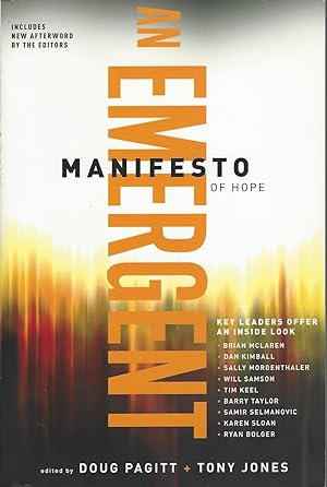 An Emergent Manifesto Of Hope