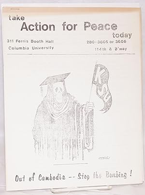 Action for Peace [two issues of the student protest newsletter, issued after the Kent State shoot...