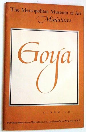 Miniatures: Goya 1746-1828
