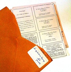 Dossier Le syndicalisme au Saguenay (19 coupures de journaux et revues, 1957)