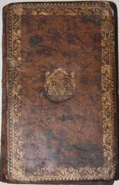 [Faux Book] Notepad in an Eighteenth Century Full Calf Armorial Binding