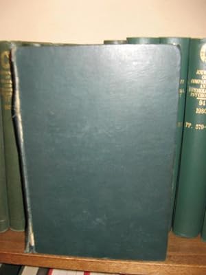 Journal of Comparative & Physiological Psychology, Volume 45, 1952