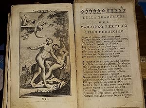 Il paradiso perduto poema inglese di Giovanni Milton del quale non si erano publicati se non i pr...