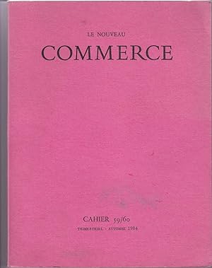 Le nouveau commerce. Cahier 59/60. Automne 1984