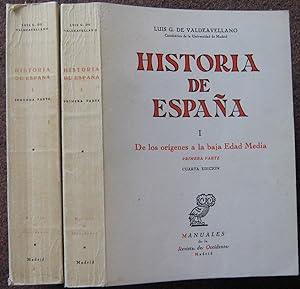 HISTORIA DE ESPANA. I. DE LOS ORIGENES A LA BAJA EDAD MEDIA.