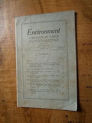 ENVIRONMENT: A Magazine of Science